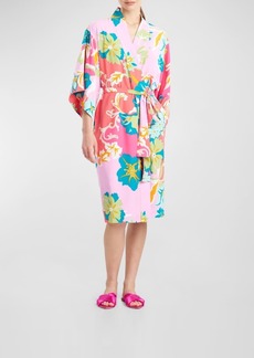 Natori Marbella Floral-Print Robe