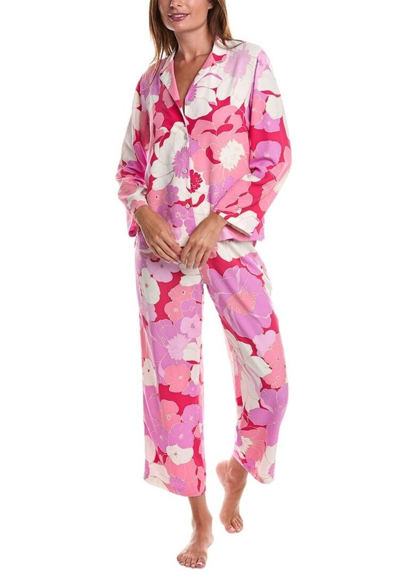 Natori 2pc Croisette Pajama Pant Set