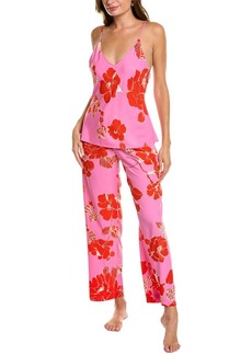Natori 2pc Passion Flower Pajama Set
