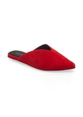 Natori Amour Suede Mule in Brocade Red at Nordstrom