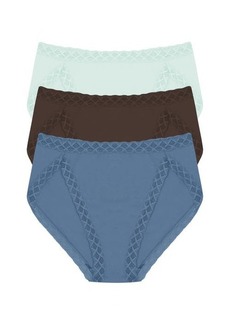 Natori Bliss Cotton French Cut Brief 3-Pack