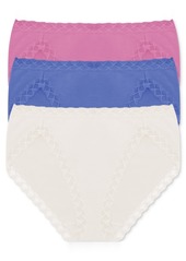 Natori Bliss French Cut Brief Underwear 3-Pack 152058MP - Ivory Pack