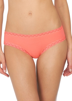 Natori Bliss Lace-Trim Cotton Brief Underwear 156058 - Papaya