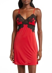 Natori Enchant Lace Trim Chemise