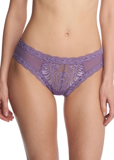 Natori Feathers Low-Rise Sheer Hipster Underwear Lingerie 753023 - Purple Haze