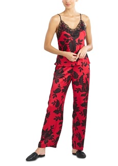 Natori Floral Satin Pajamas Set
