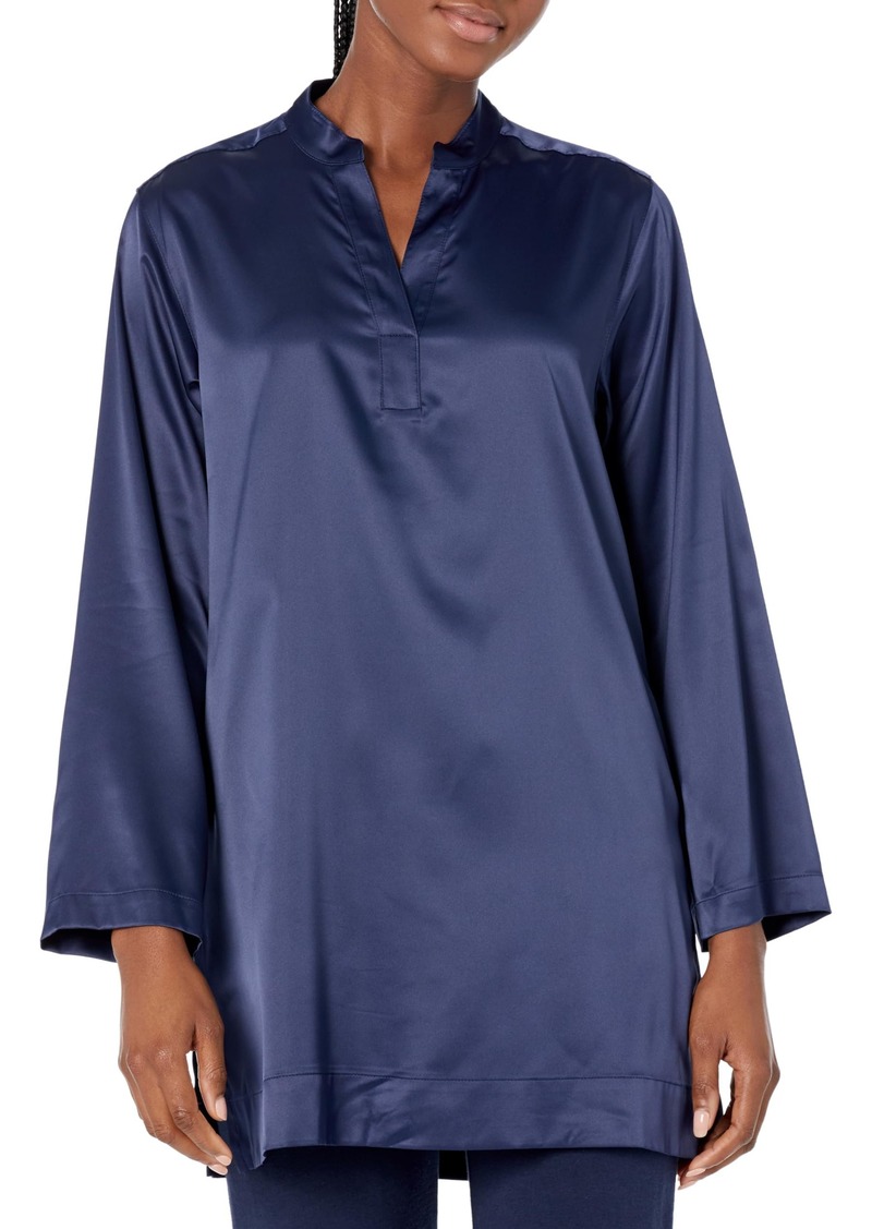 Natori GLAMOUR Tunic Length: 33"-MIDNIGHT NAVY-LARGE