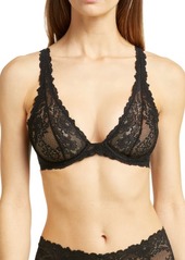 Natori Heavenly Lace Underwire Plunge Bra