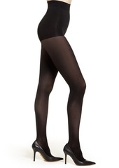 Natori Perfectly 2-Pack Opaque Tights in Black at Nordstrom