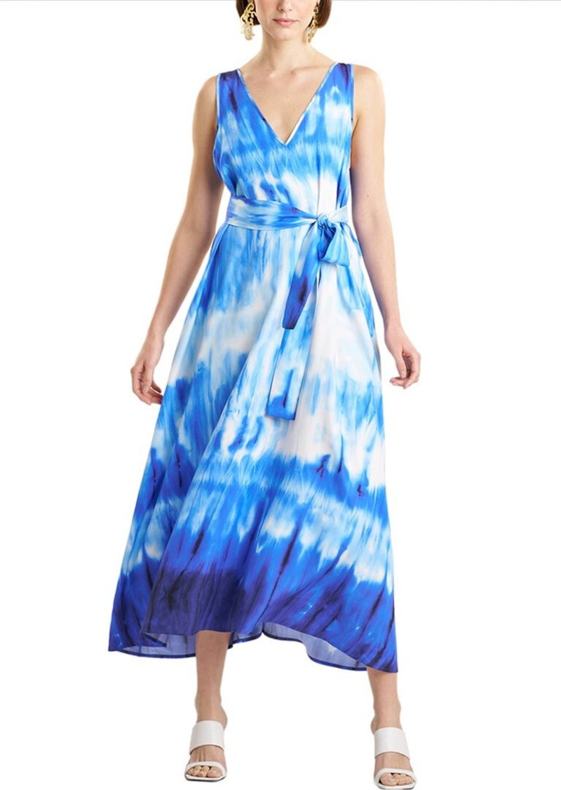 Natori Trapeze Tank Silk-Blend Dress