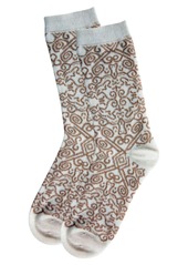 Natori Women's Gobi Textile Cashmere Blend Crew Socks