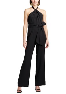 Natori Women's Halter Straight-Leg Jumpsuit - Blk