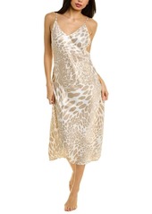 Natori Women's Luxe Leopard Gown Length 50"  Extra Small