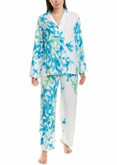 Natori Women's Printed Charmeuse Pajama Set  XS