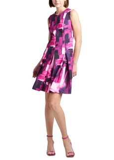 Natori Women's Printed Fit & Flare Dress - Mag