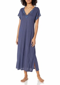 Natori Women's Zen Floral Short Sleeve Nightgown  Extra Large