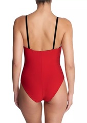 Natori Riviera Reversible One Piece Swimsuit