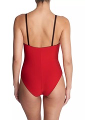 Natori Riviera Reversible One Piece Swimsuit