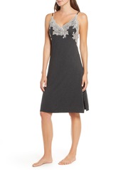 NATORI Luxe Shangri-La Nightgown in Aco Anthracite at Nordstrom