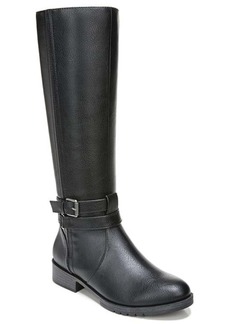 Naturalizer Garrison Womens Faux Leather Wide Calf Knee-High Boots