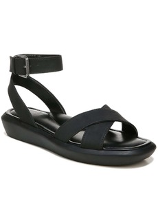 Naturalizer Jamila Womens Faux Leather Ankle Strap Wedge Sandals