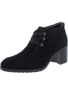 Naturalizer Lesson Womens Suede Lace Up Ankle Boots