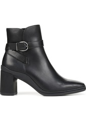 Naturalizer Aimee Waterproof Booties - Black Waterproof Leather