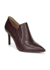 Naturalizer Allie Bootie in Bordo Croco Print Leather at Nordstrom