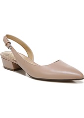 Naturalizer Banks Slingbacks - Champagne Crackle Leather