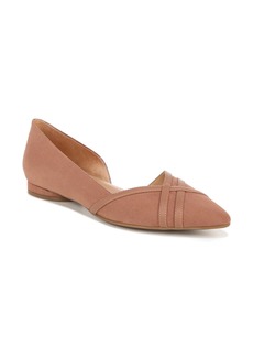Naturalizer Barlow Skimmer Flat - Wide Width Available in Hazelnut Brown Synthetic at Nordstrom Rack