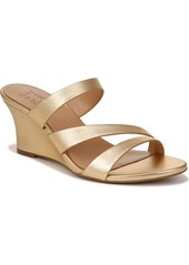 Naturalizer Breona Wedge Dress Sandals - Taupe Faux Patent