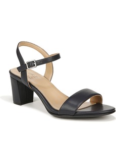 Naturalizer Bristol Ankle Strap Sandals - French Navy Faux Leather