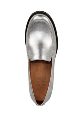 Naturalizer Cabaret Lug Sole Loafers - Satin Pearl Faux Leather