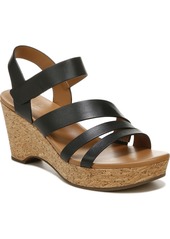 Naturalizer Cynthia Ankle Strap Sandals - Black Leather