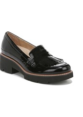 Naturalizer Darcy Lug Sole Loafers - Black Patent Leather