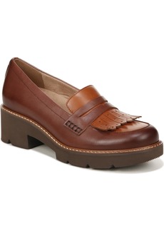 Naturalizer Darcy Lug Sole Loafers - Brown Multi Leather