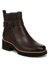 Naturalizer Darry-Strap Lug Sole Booties - Coffee Bean Leather