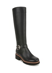 Naturalizer Darry-Tall High Shaft Boots - Black Leather