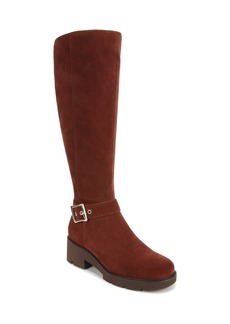 Naturalizer Darry-Tall Wide Calf High Shaft Boots - Cappuccino Suede