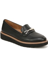 Naturalizer Elin Lug Sole Loafers - Midnight Blue Faux Patent