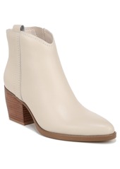 Naturalizer Fairmont Pointed Toe Western Booties - Silver Leather