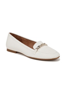Naturalizer Jemi Chain Loafer in White Woven Fabric at Nordstrom Rack