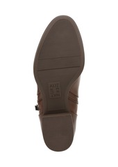 Naturalizer Karol Side-Zip Booties - Cinnamon Faux Leather