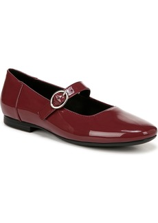 Naturalizer Kelly Mary Jane Ballet Flats - Cranberry Faux Patent
