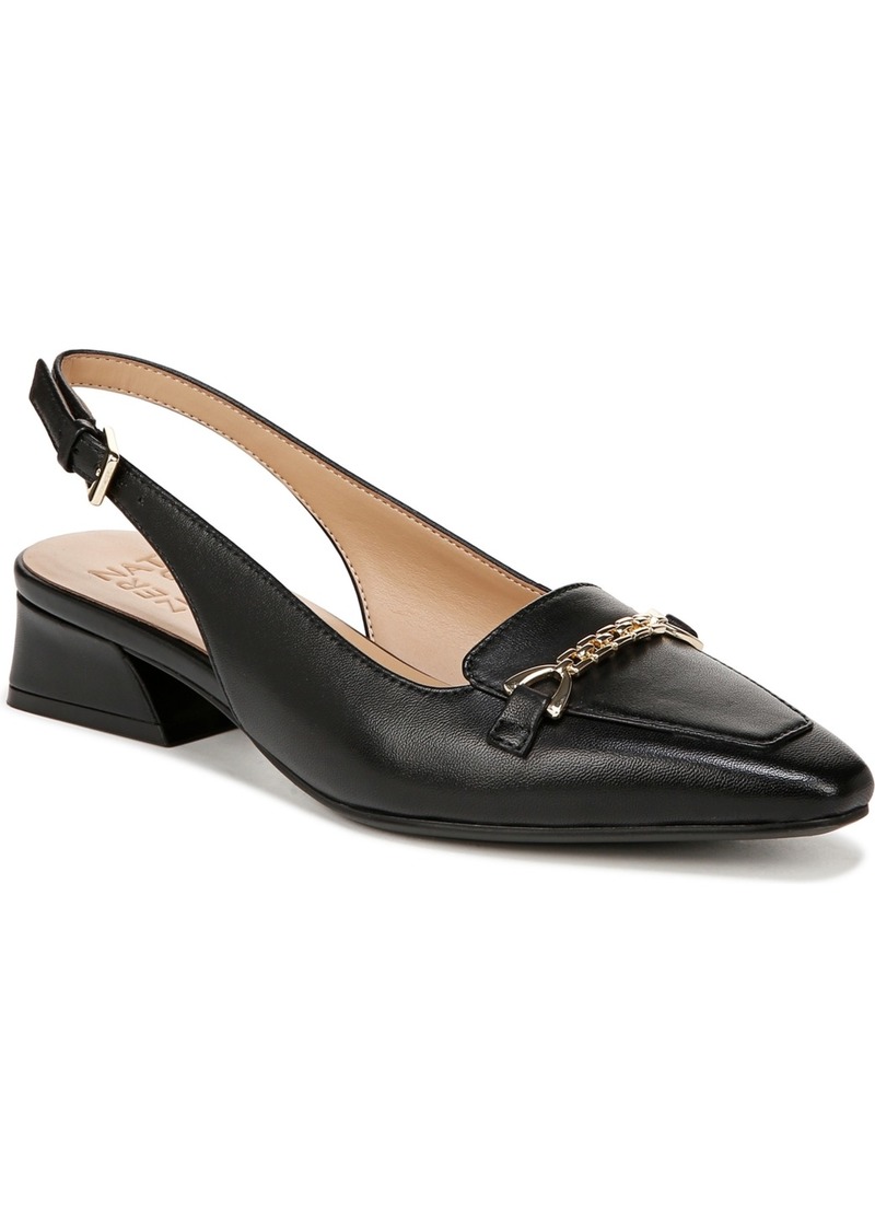 Naturalizer Lindsey Slingbacks - Black Leather