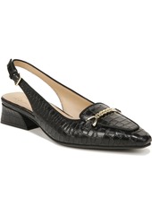 Naturalizer Lindsey Slingbacks - Brown Croco Embossed Leather