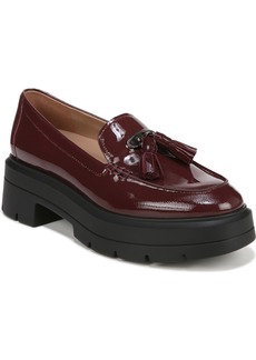 Naturalizer Nieves Lug Sole Loafers - Cabernet Sauvignon Patent Leather