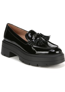 Naturalizer Nieves Lug Sole Loafers - Black Patent Leather