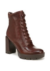 Naturalizer Prewitt Platform Lug Sole Booties - Amber Leather