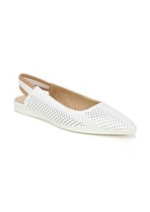 Naturalizer Rory Flat in White Leather at Nordstrom
